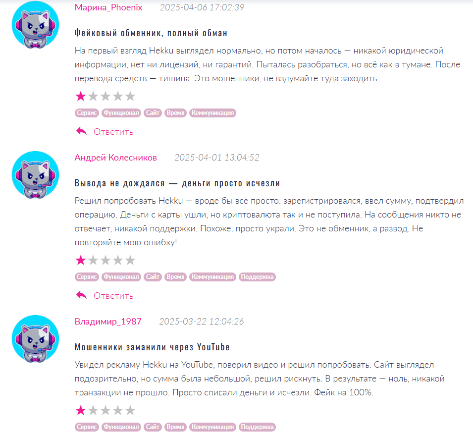 Hekku отзывы
