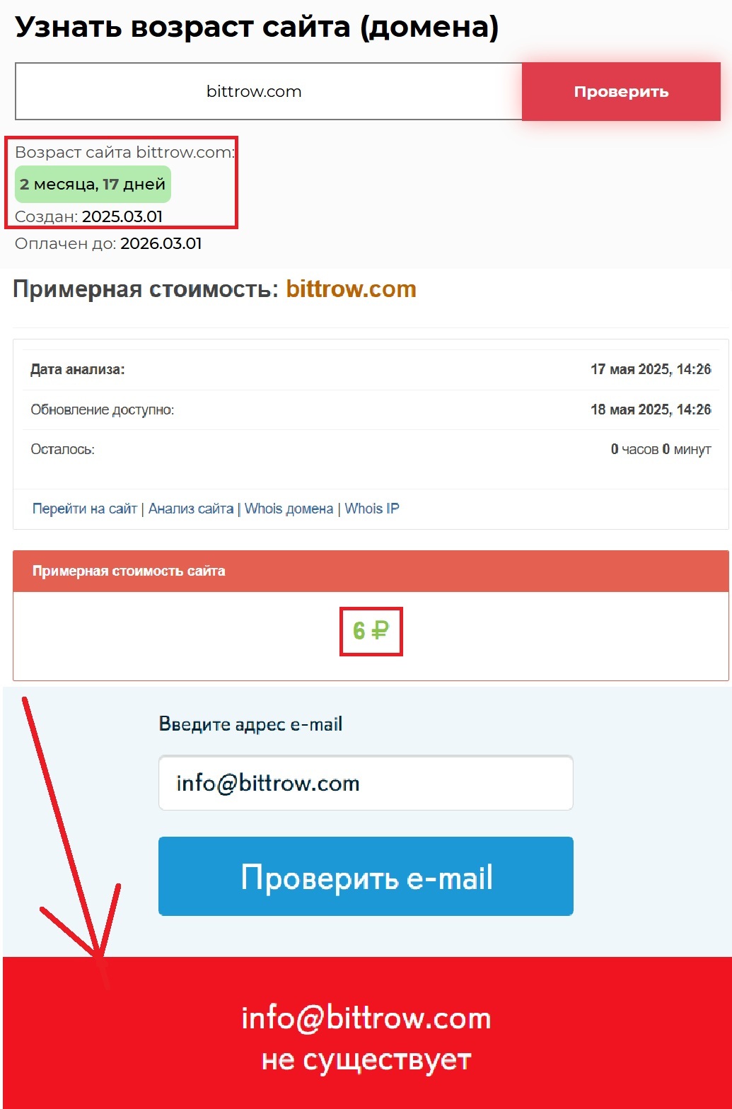 Bittrow мошенники