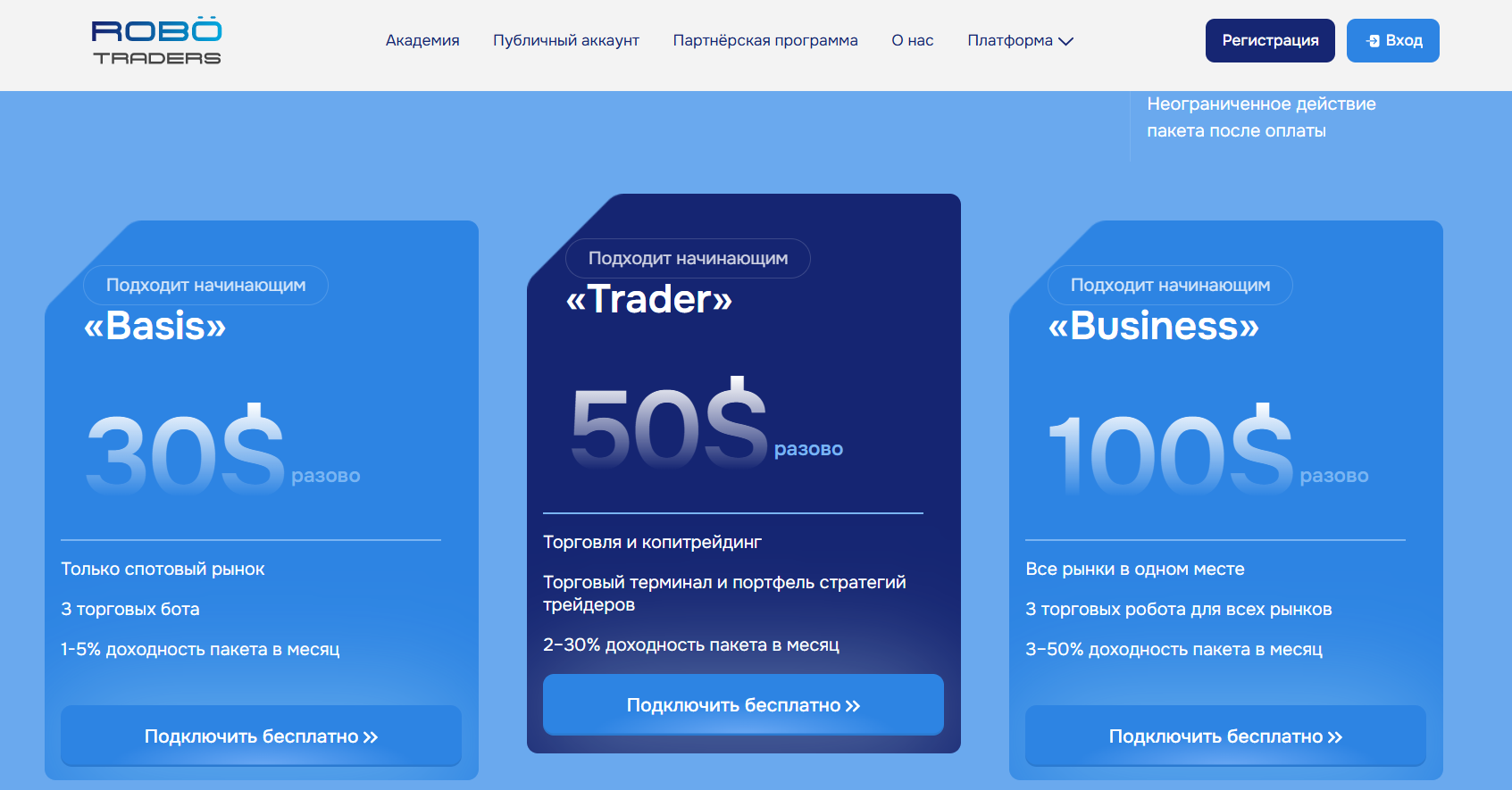 информация о ROBO Traders