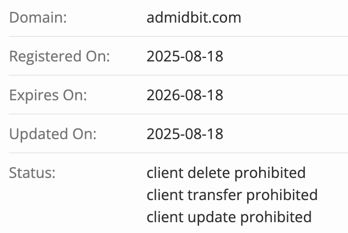 домен AdmiBit