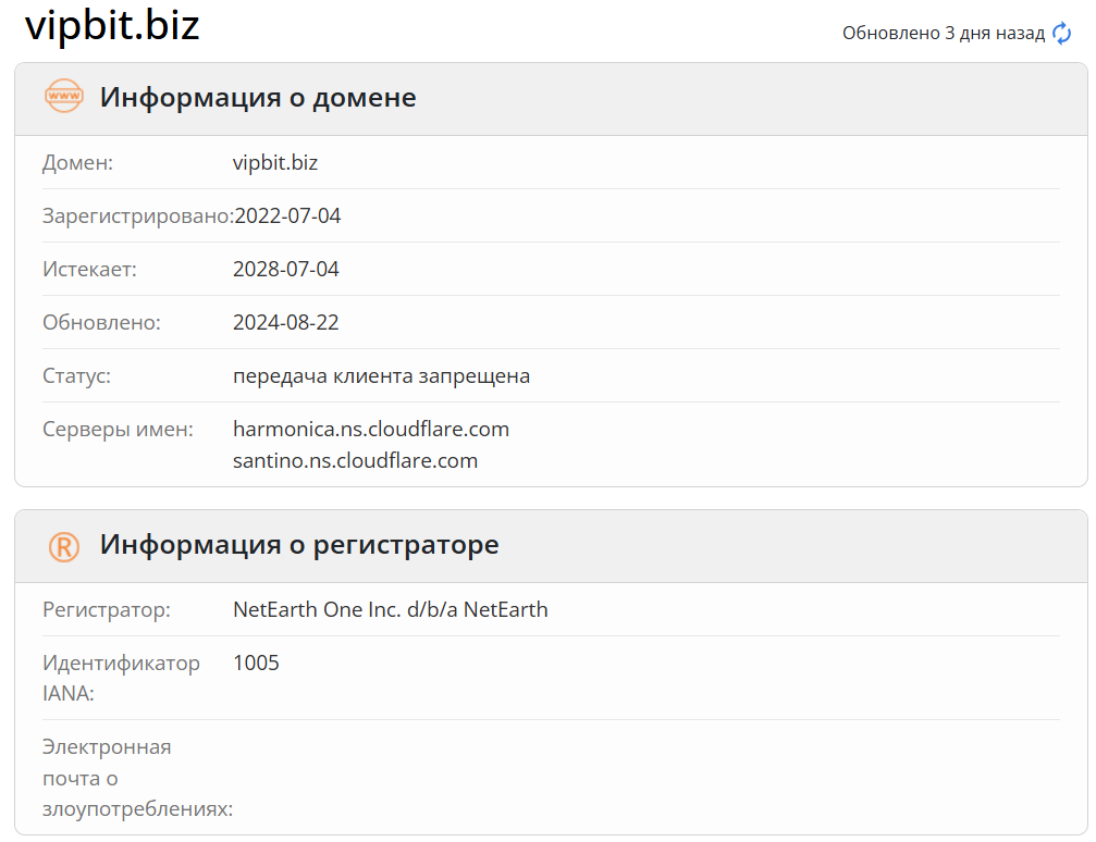 домен VIP BIT
