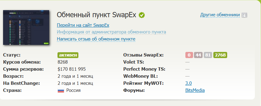 обзор SwapEx