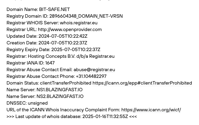 домен Bit Safe