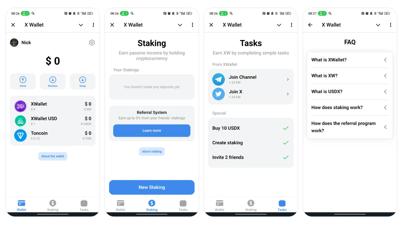 обзор на X Wallet