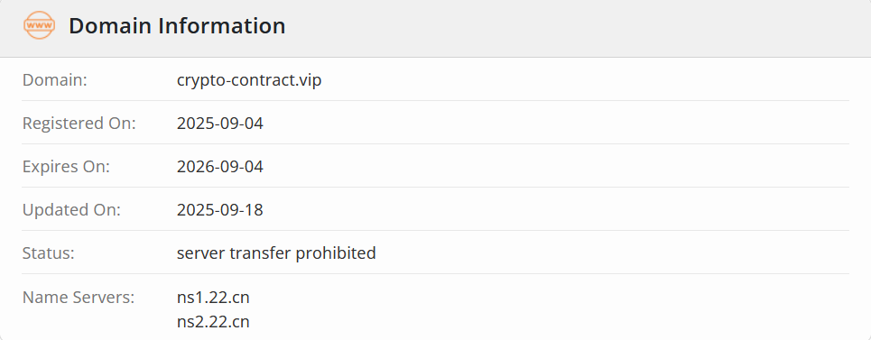 домен Crypto Contract