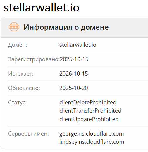 StellarWallet домен
