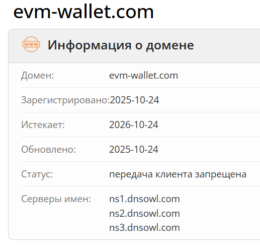 домен EVM‑Wallet