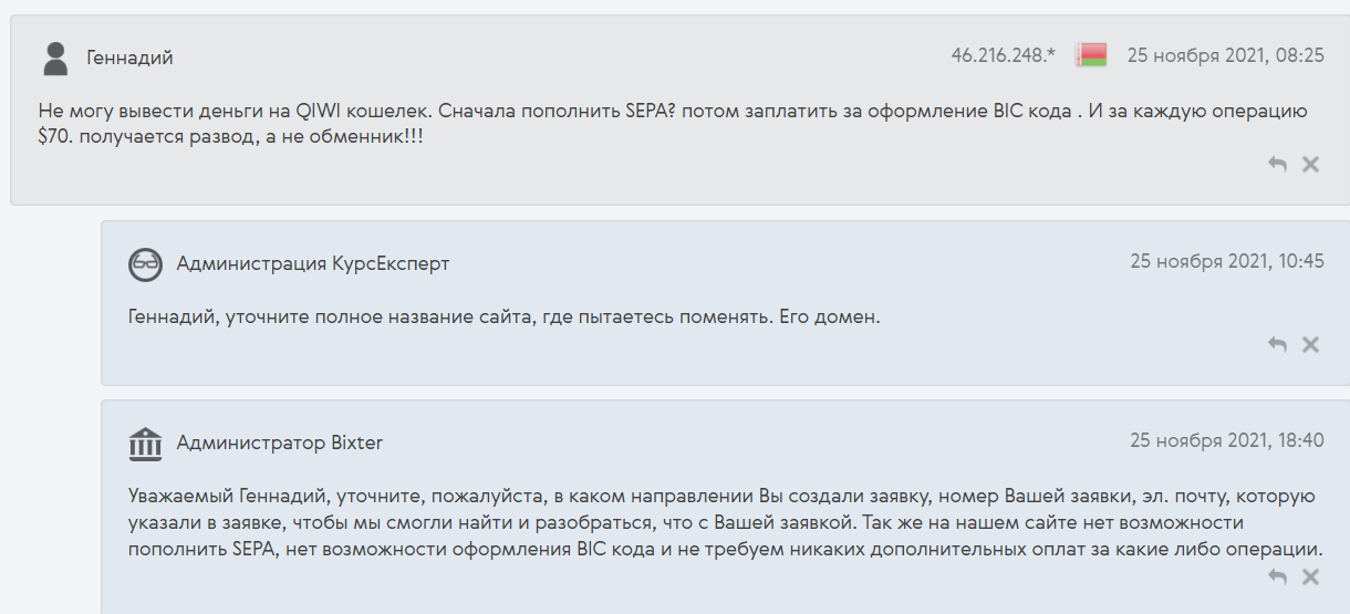 отзыв о Bixter